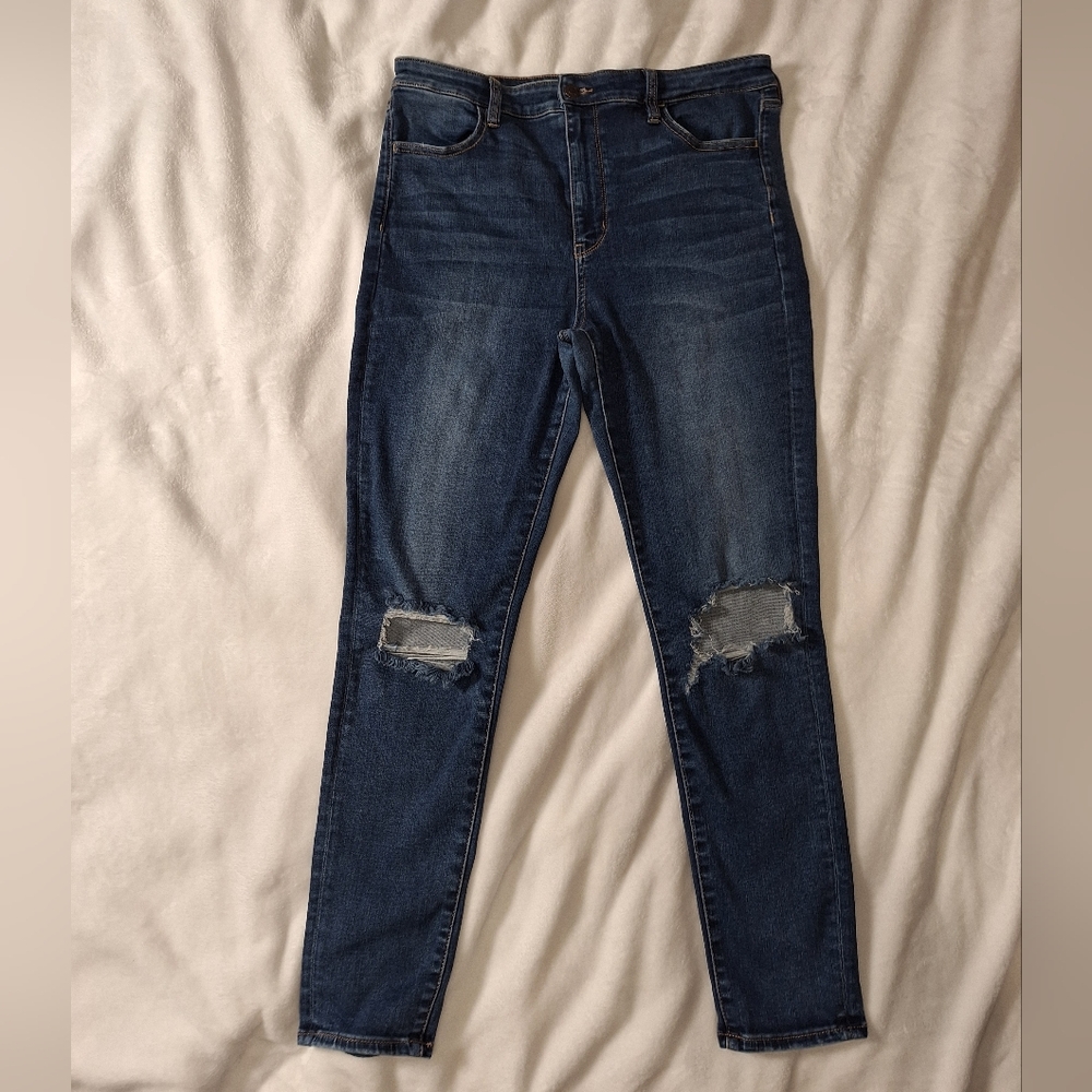 AE Next Level High-Waisted Skinny Kick Jeans